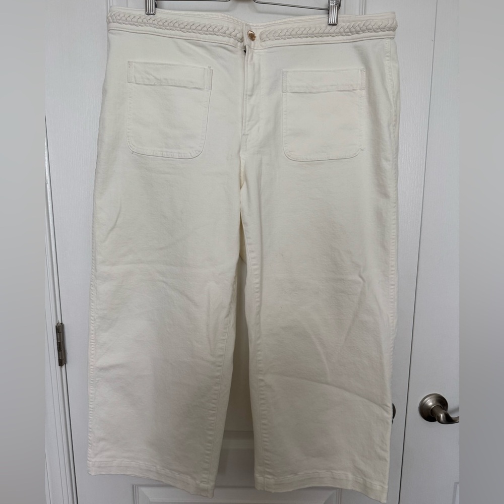 Madewell X Lisa Says Gah! Perfect Vintage Wide-Leg Cropped Jean- size 20W